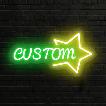 Custom LED Neon Sign - Star