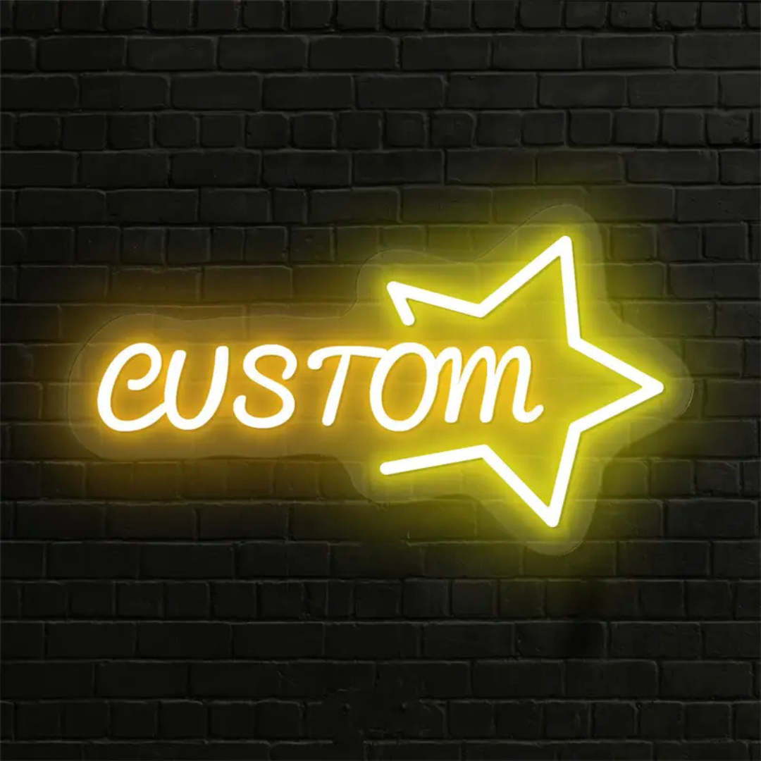 Custom LED Neon Sign - Star
