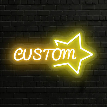 Custom LED Neon Sign - Star
