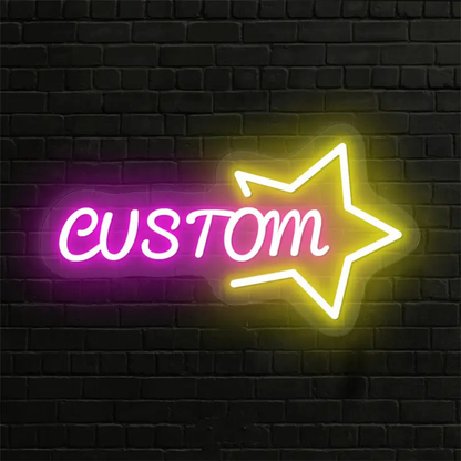 Custom LED Neon Sign - Star