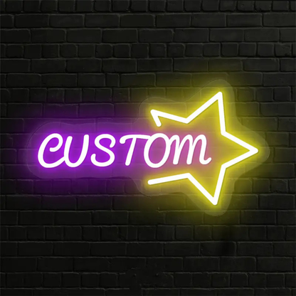 Custom LED Neon Sign - Star