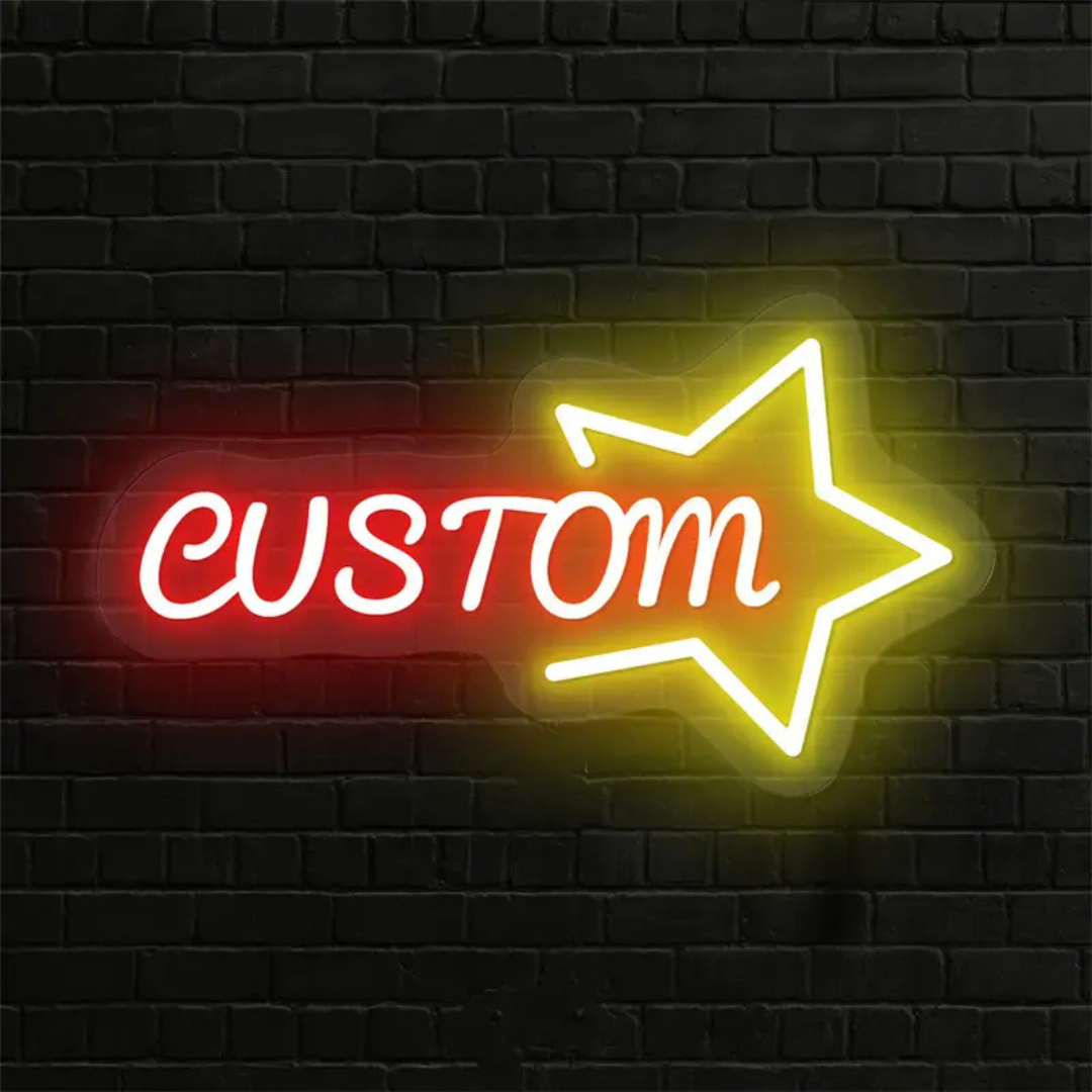 Custom LED Neon Sign - Star