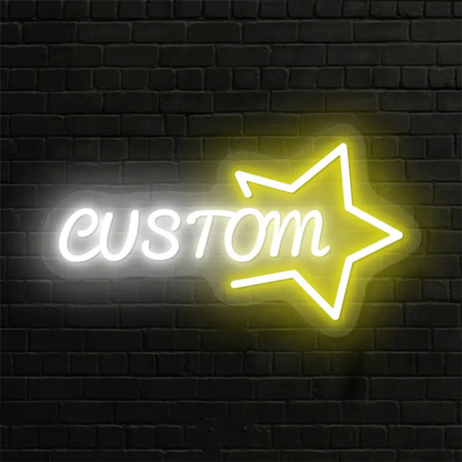 Custom LED Neon Sign - Star