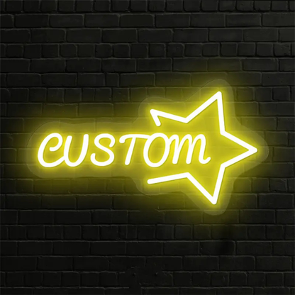 Custom LED Neon Sign - Star