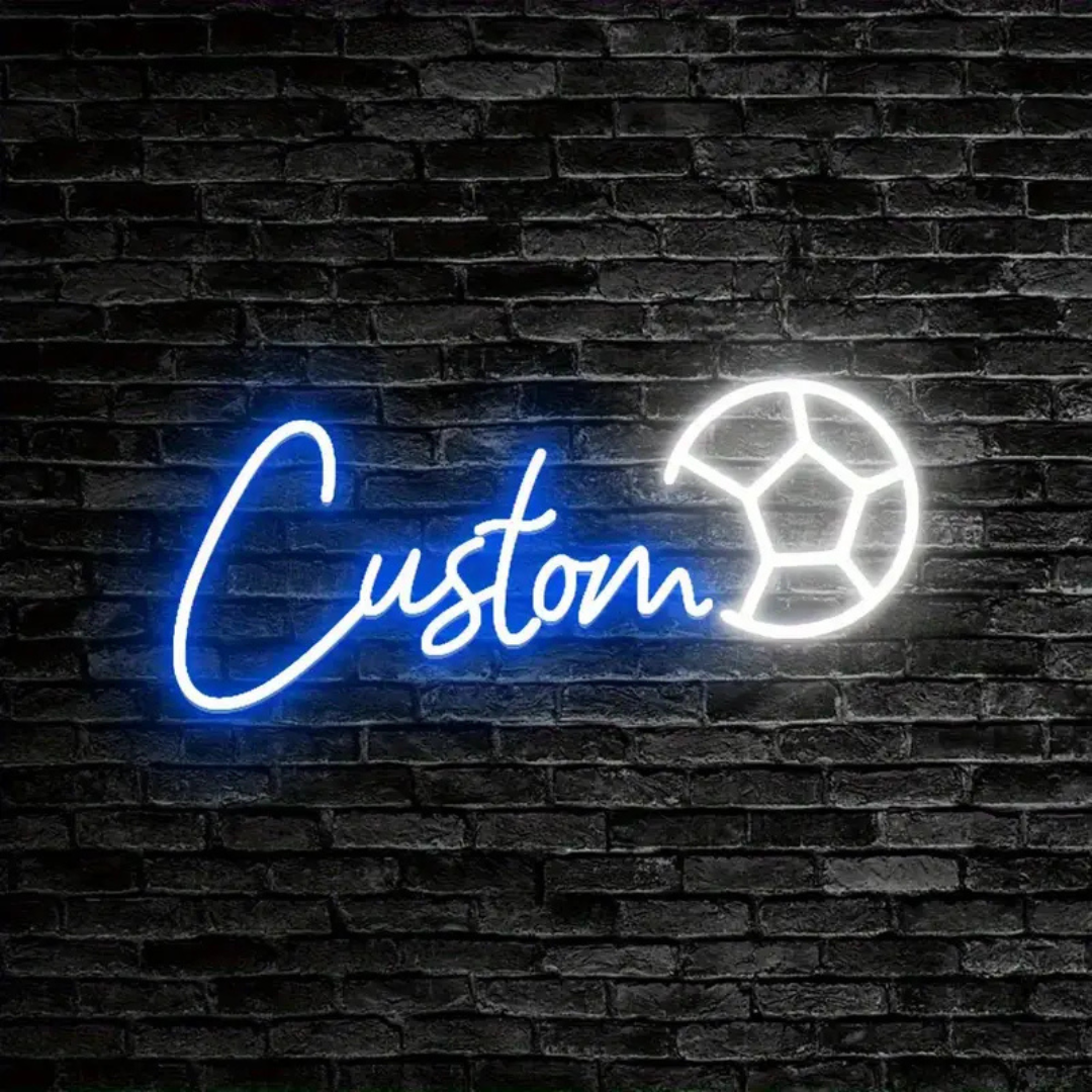 Custom LED Neon Sign - Football