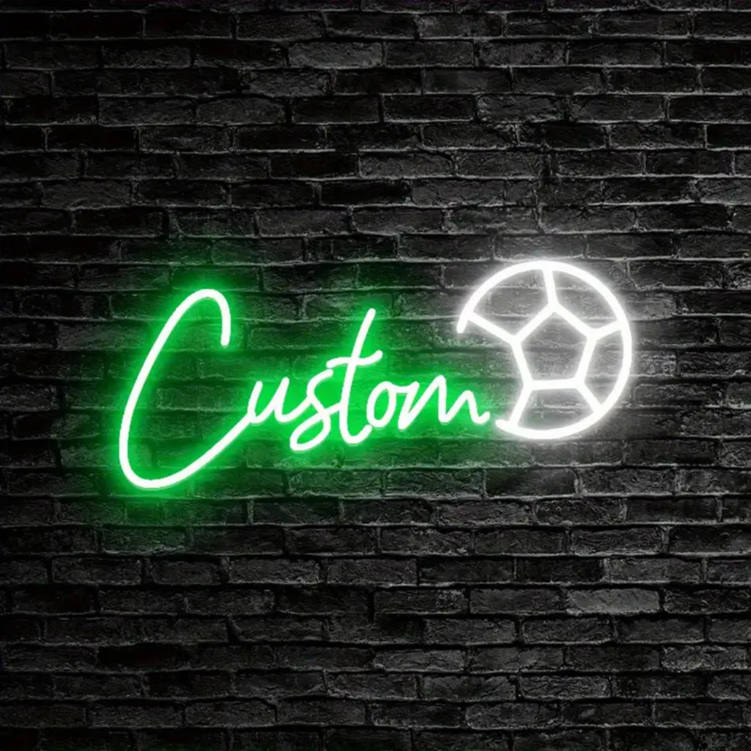 Custom LED Neon Sign - Football