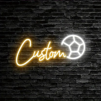 Custom LED Neon Sign - Football
