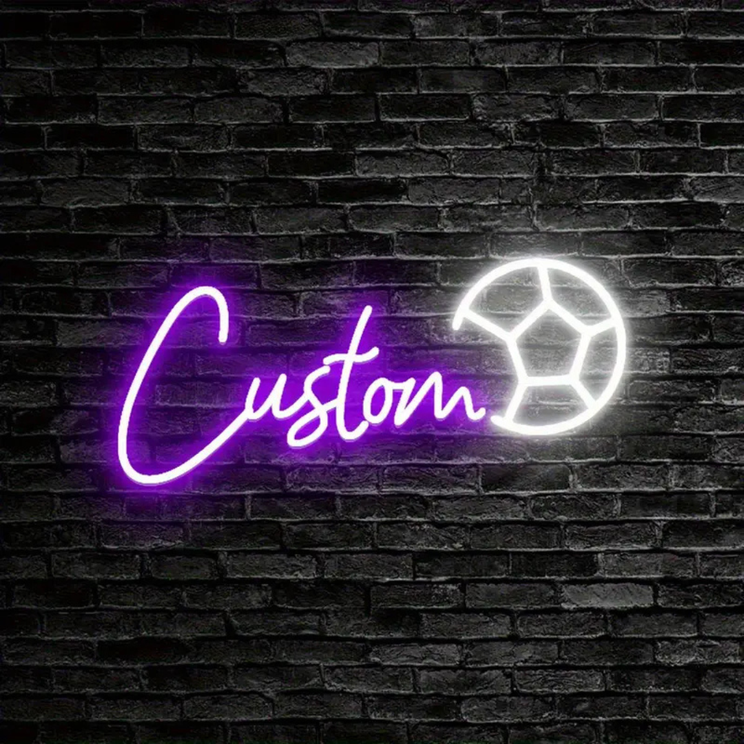 Custom LED Neon Sign - Football