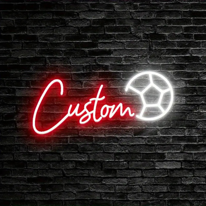 Custom LED Neon Sign - Football