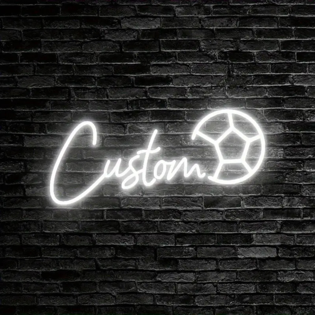 Custom LED Neon Sign - Football