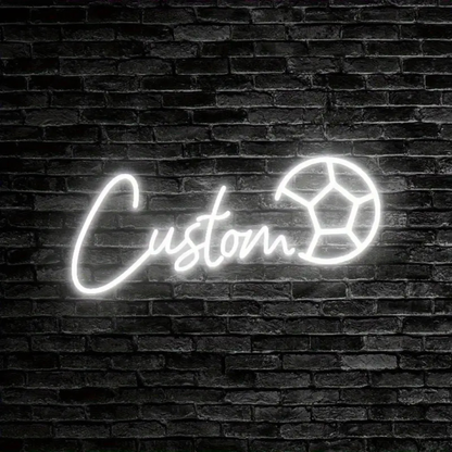 Custom LED Neon Sign - Football