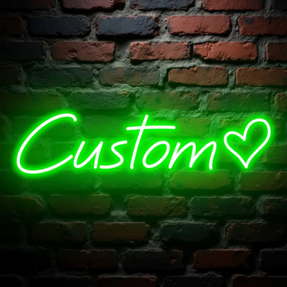Custom LED Neon Sign - Heart