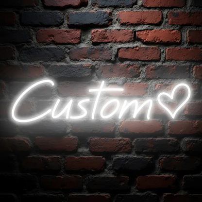 Custom LED Neon Sign - Heart