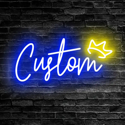 Custom LED Neon Sign - Crown