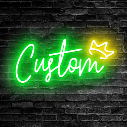 Custom LED Neon Sign - Crown