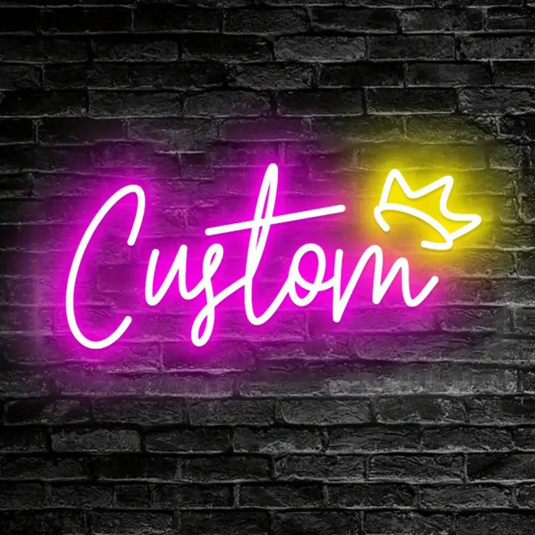 Custom LED Neon Sign - Crown