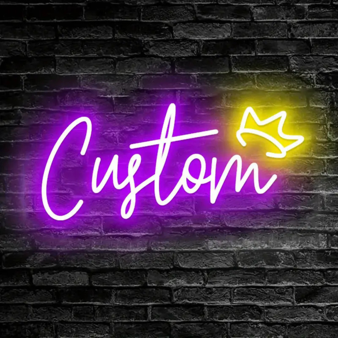 Custom LED Neon Sign - Crown
