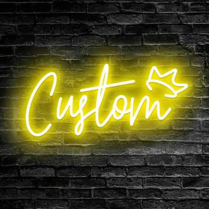 Custom LED Neon Sign - Crown